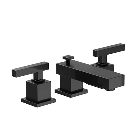 Newport Brass Widespread Lavatory Faucet in Gloss Black 2020/54